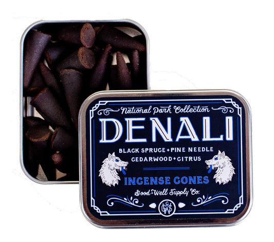 Good and Well Supply Co. National Park Incense Cones Denali