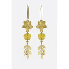 Load image into Gallery viewer, Brass Sand Jane Austin Earrings