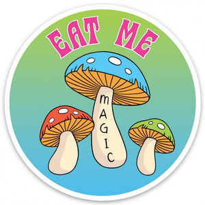 The Found Die Cut Vinyl Sticker Magic Mushrooms