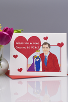 Seas and Peas Could You Be Mine? Mister Rogers Neighborhood Valentines Card