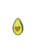 Load image into Gallery viewer, The Found Enamel Pin Avocado Glitter Heart