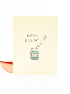 Pop + Paper Botox Birthday Card