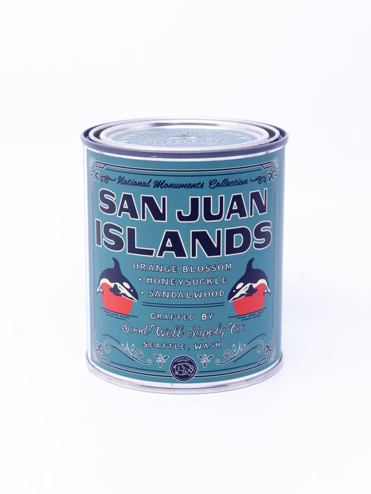 Good and Well Supply Co. National Park Pint Candle San Juan Islands
